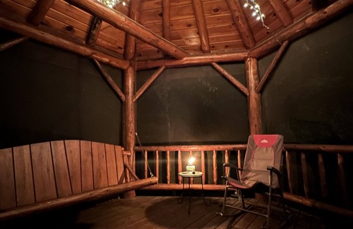 Presque Isle Cabin | Total privacy, private beach, one of a kind full log home