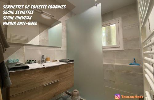 Le Mourillon Apartment | ToulonHost - Le Litardi - Superbe T2 - 2 pas des plages - Clim - Fibre