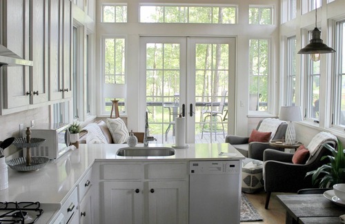 Tracy City Cottage | Trail House: Tiny Home w/hot tub and large outdoor deck w/firepit