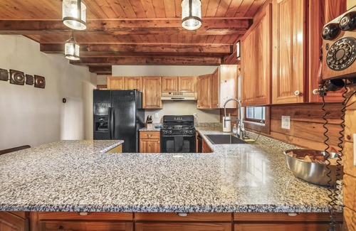 Florissant Cabin | Tranquil 30 acre retreat! Huge cabin with hot tub!