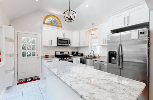 Harwich Center House | Tranquil Cape house with private backyard, deck, grill, & enclosed porch