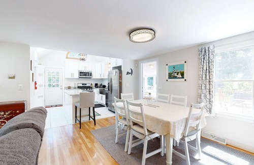 Harwich Center House | Tranquil Cape house with private backyard, deck, grill, & enclosed porch