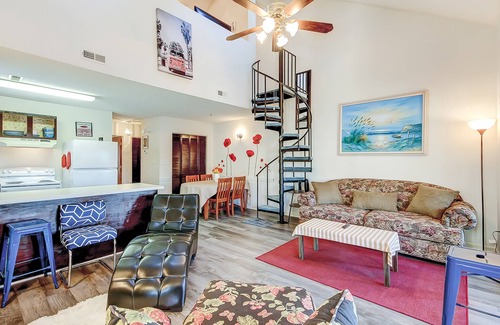Surfside Beach Condo | Tranquil coastal condo with 2 pools & enclosed porch - near golf & beaches