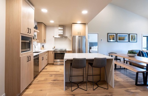 Tamarack Resort Condo | Tranquil Condo| Gas Fireplace with a Mountain View