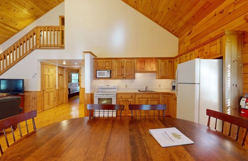 Northport Cabin | Tranquil dog-friendly cabin with full kitchen, fireplace & nearby recreation