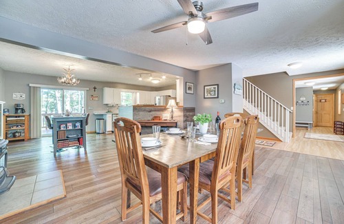 Gaylord House | Tranquil Home on Fowler Lake w/Private Boat Dock!