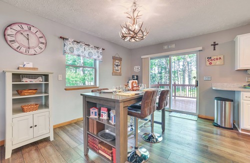 Gaylord House | Tranquil Home on Fowler Lake w/Private Boat Dock!