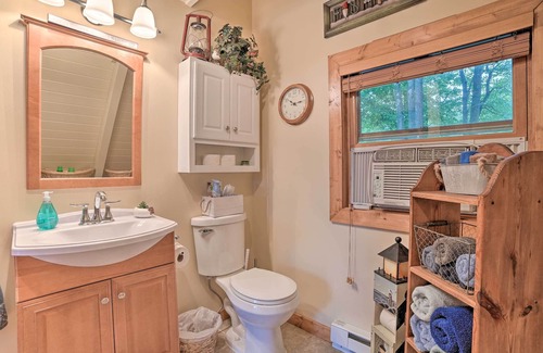Gaylord Cottage | Tranquil Lake Cottage Near Golf w/ Views & Hot Tub