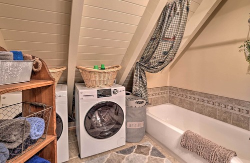 Gaylord Cottage | Tranquil Lake Cottage Near Golf w/ Views & Hot Tub