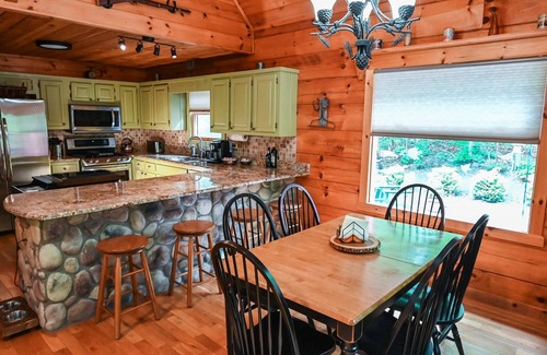 Morganton Cabin | Tranquil Retreat w/Modern Amenities: Hot Tub, Firepit, Game Room, Pet-Friendly