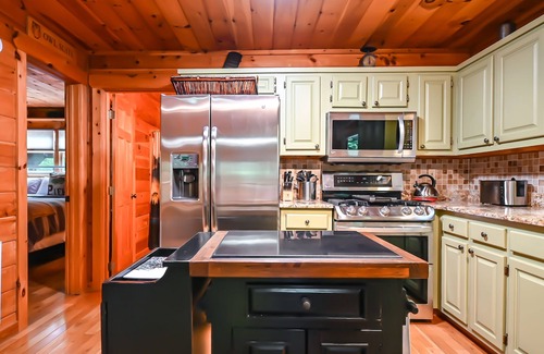 Morganton Cabin | Tranquil Retreat w/Modern Amenities: Hot Tub, Firepit, Game Room, Pet-Friendly