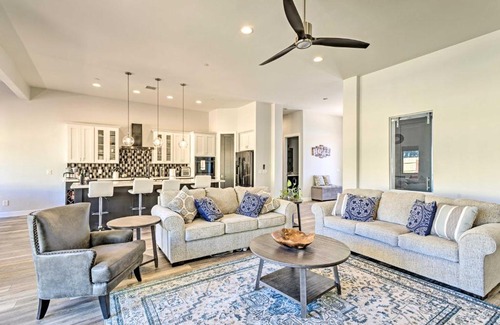 West Sedona House | Tranquil Sedona Home with Fireplace and Hot Tub!