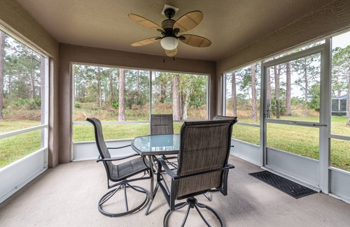 Palm Coast House | Tranquility Awaits! Private Home Backs to trees and wildlife-once a golf course
