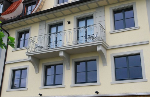 Meersburg Apartment | Traumhafte Sicht auf den See, die Berge und die Promenade