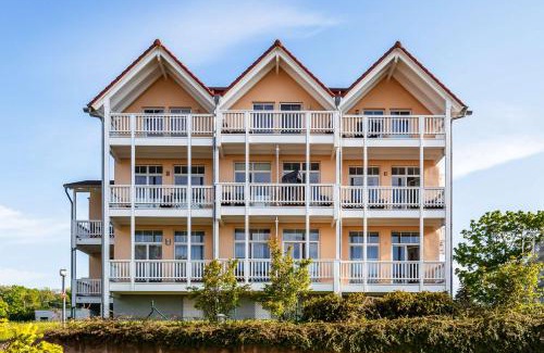 Gohren Apartment | traumhafter Meerblick vom Balkon, gratis Nutzung vom AHOI Erlebnisbad und Sauna in Sellin - Villa Bergfrieden