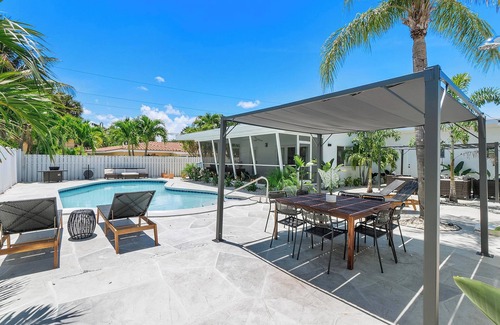 Dolphin Isles Apartment | Trendy Modern Haven, Just Steps from the Sea