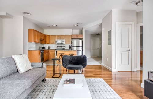 Central Square Apartment | Trendy Somerville 1BR w/W/D in Building, nr Harvard & MIT, by Blueground