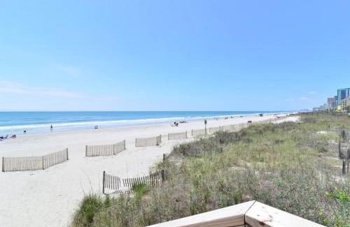 North Myrtle Beach House | Tropical Cherry Grove Ocean View Beach House w Pool