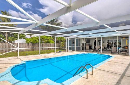 Stuart House | Tropical Landing Stuart Home with Pool and Grill!