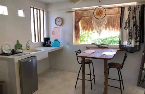 Puerto Juarez Apartment | Tropical Loft : Vegan, Nature, Free Bikes & Beachn