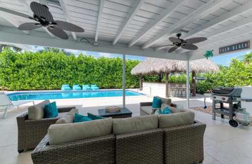 Hunt Club Villa | Tropical Villa Pool Home w/Tiki Bar! Sleeps 9!