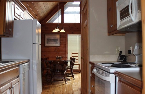 Black Bear Falls Cabin | TRUE LOG CABIN FANTASTIC VIEWS (ONLINE BOOKING) 2.5 MILES TO GATLINBURG & PARK