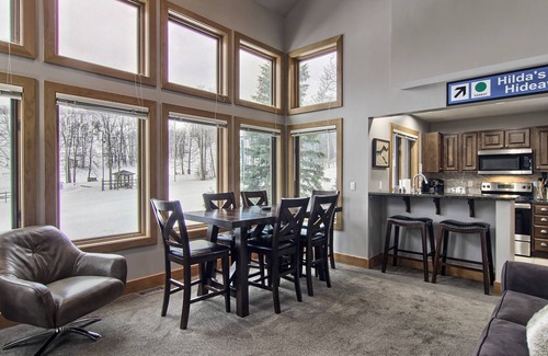 Boyne Falls Condo | Truly Slopeside on Boyneland - 5BR | Ski Locker with Boot Heater | Fireplace