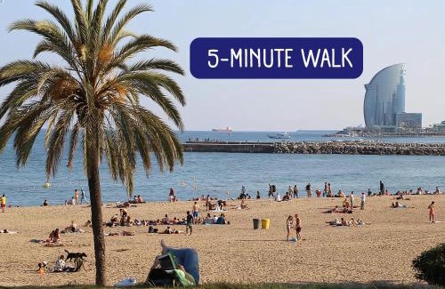 Poblenou Apartment | ツ Loft with Private Terrace 5 Minutes Walking from the Beach