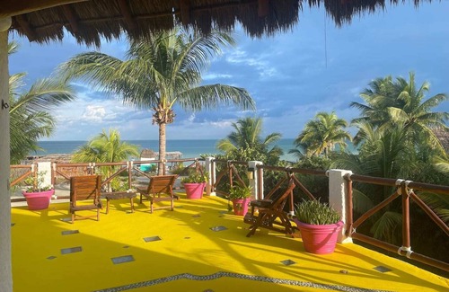Isla Holbox Apartment | Tucan, 2 King Bedroom at the Beach with Terrace