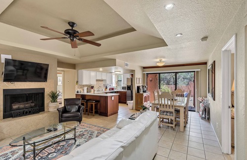 Tucson Condo | Tucson Escapes at Sabino Cnyn King, queen, office, pets, pool, and pickle ball