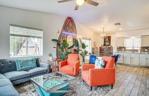 Tucson House | Tucson Retreat w/Fire Pit: 4 Mi to Downtown!
