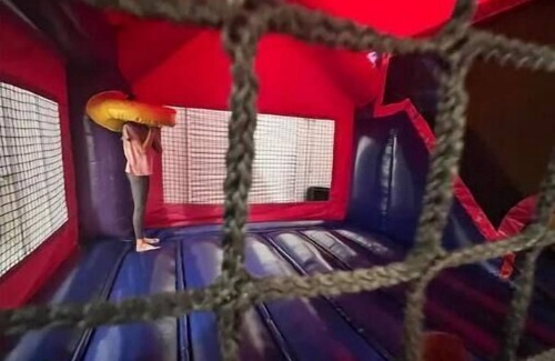 Albertville Cabin | Turkey Luxury Tiny Cabin on Lake with Bouncy House