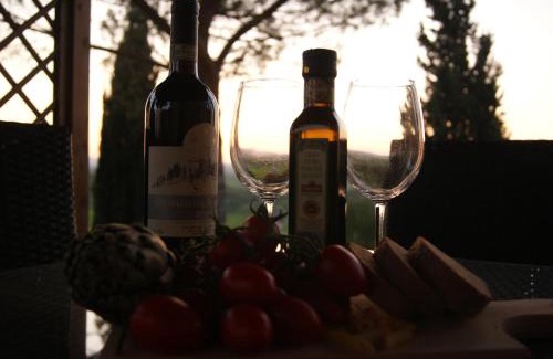 Ponte di Gabbiano Apartment | Tuscany Balcony: Crete Senesi