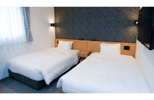 Susakiuramachi Hotel | Twin room stay without meals Simple stay Conve/Fukuoka Fukuoka