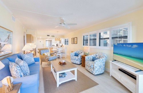 Sanibel Condo | Two-bedroom, 2nd floor corner unit with stunning kitchen. Lots of Amenities.