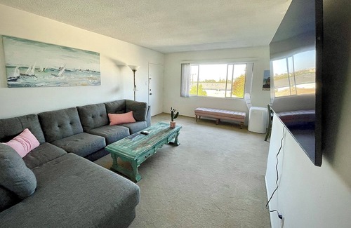 El Segundo Apartment | Two bedroom apartment with a huge TV
