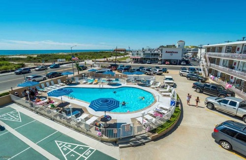North Wildwood Condo | Two Bedroom Beachfront Ocean View, Pool and parking.