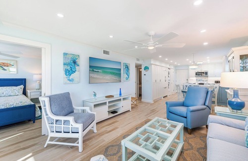 Sanibel Condo | Two-Bedroom ground floor unit, beautifully decorated for your seaside escape.