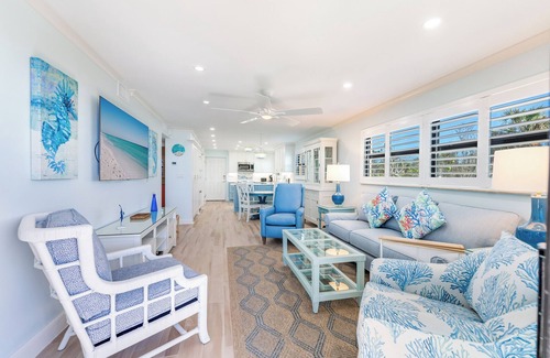 Sanibel Condo | Two-Bedroom ground floor unit, beautifully decorated for your seaside escape.