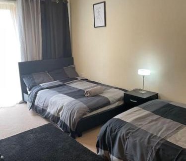 Upper Edmonton House | Two Bedroom House By Brookland Stays Serviced Accommodation Short Lets London With Free WiFi & Parking