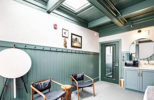 Poulsbo House | Two hotel suites in historic downtown with 2 kitchenettes, parking, & free WiFi