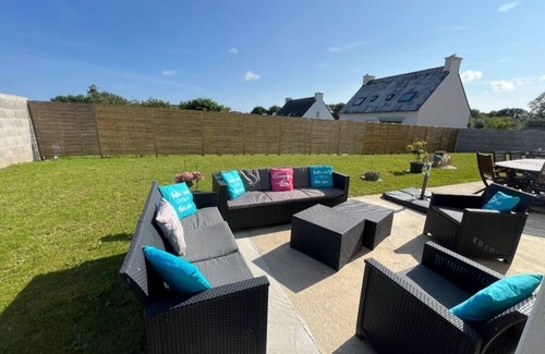 Crozon House | Ty laouen New house for 8 persons quiet enclosed garden terrace
