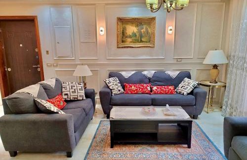 Cairo Apartment | Ultra Luxury 3BR with Pools ,Sports ,Dining in Gated compound, Close to all sites