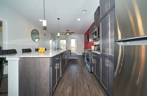 Downtown Indianapolis Apartment | Ultra Modern 2 BR 2 Bath w CityView Pool Park