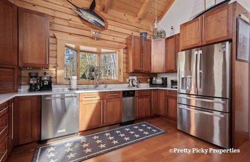 Yarmouth Port House | Unexpected Luxury Timber Home on Bass River, Superb Water Views: 048-Y