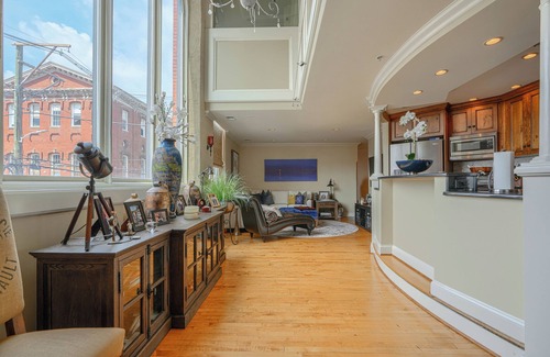 Historic District House | Unique 2-Bedroom Condo in Renovated Parish House