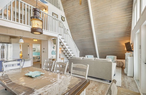 Ocean Isle Beach House | Unique A-Frame Beach House: 'The Beacon at OIB'