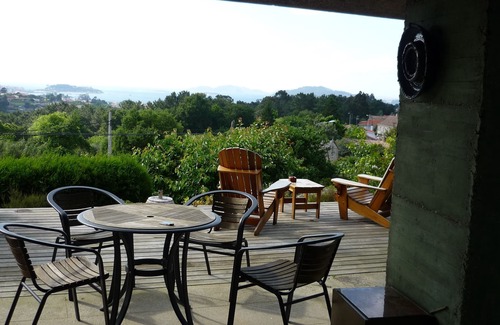 Baiona House | Unique house in the mountains, views of the bay of Baiona, pets welcome