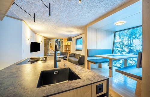 Saas-Fee Apartment | Unique Luxury Gorge! 5min to the cable cars and parking