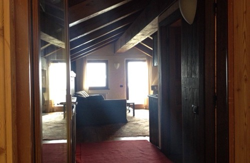 Courmayeur Apartment | Unique mountain chalet attic flat in centre of Courmayeur's ski domain